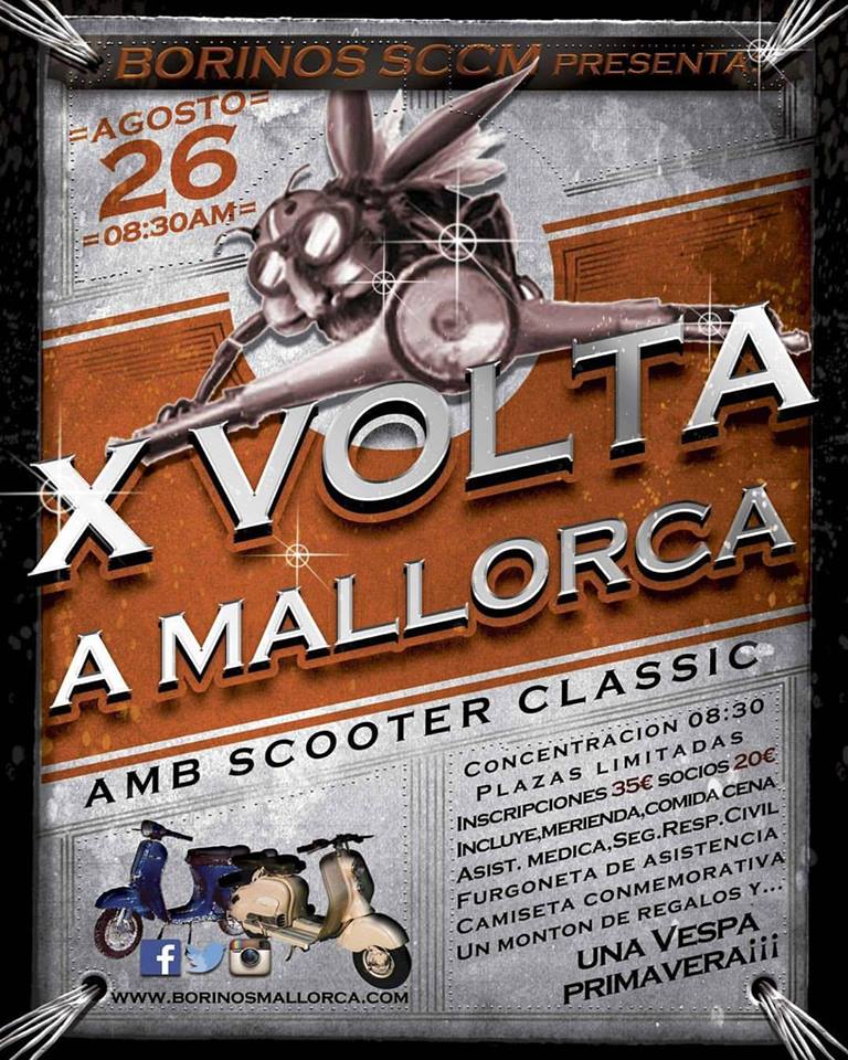 x Vuelta a Mallorca con Borinos Scooter Clàssic Club Mallorca