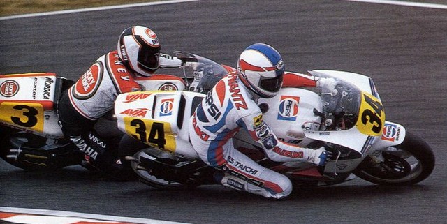 Schwantz y Rainey peleando