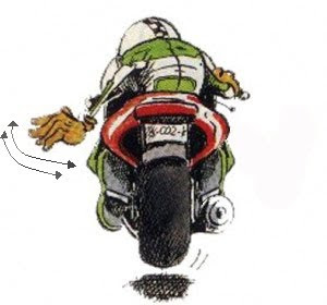 señal mano horizontal