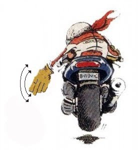 señal mano vertical