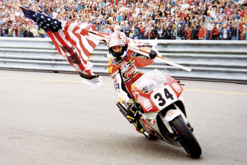 Kevin Schwantz en Indianapolis