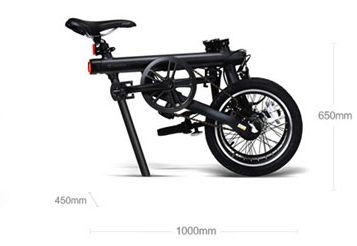 medidas de la bicicleta qicycle plegada