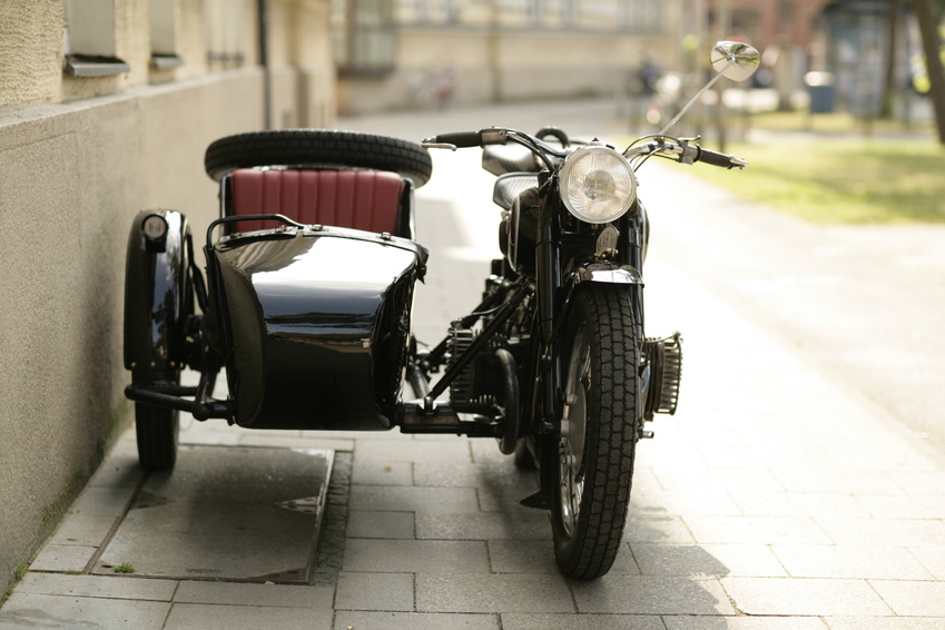 los sidecars de calle actualmente son un vehiculo vintage