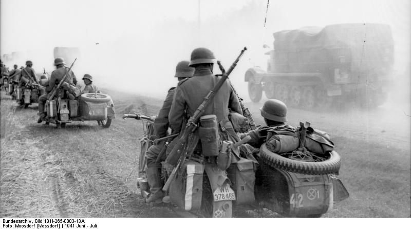 el sidecar tuvo su función en guerras y conflictos bélicos