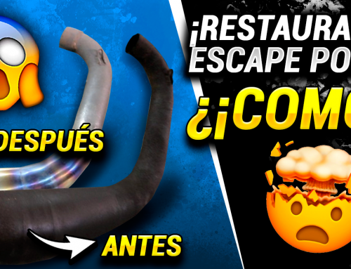¿Cómo reparar el tubo de escape de moto?