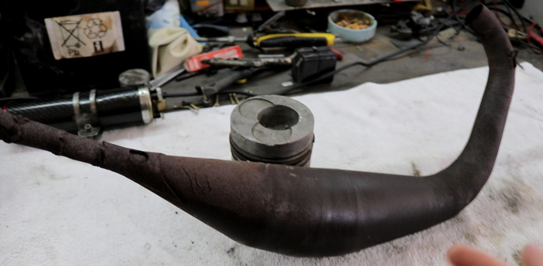 Reparacion de tubo escape voca escape voca oxidado