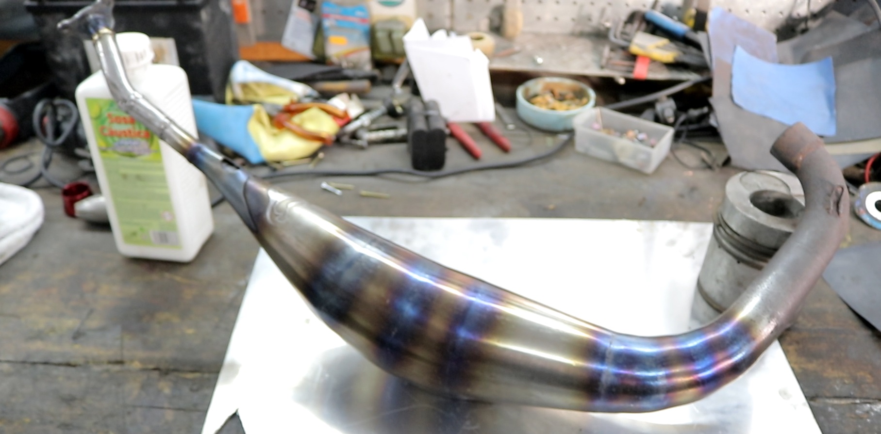 Reparacion de tubo escape voca escape voca