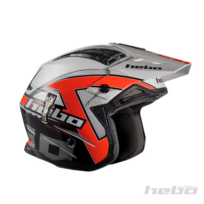 CASCO TRIAL HEBO ZONE 4 KONTROX ROJO