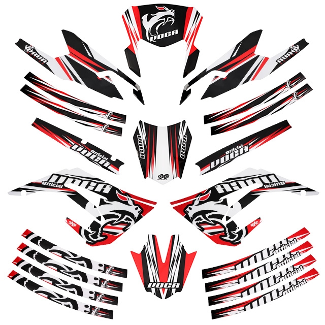 kit pegatinas voca derbi drd racing 2018