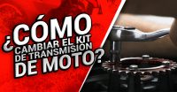 cambiar el kit de arrastre de moto