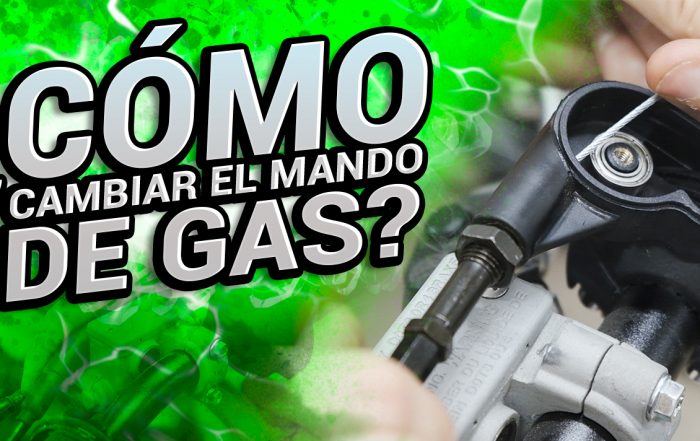 cambiar el mando de gas