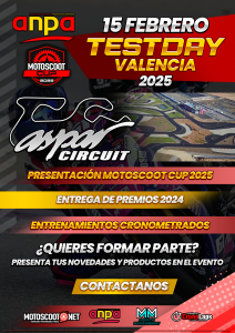 test day powered by anpa motoscoot cup circuito aspar
