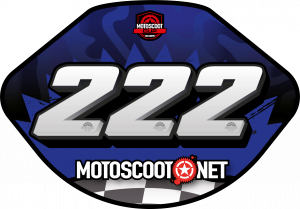dorsal azul para la motoscoot cup campeonato nacional 2025