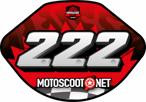 dorsal rojo para la motoscoot cup campeonato nacional 2025