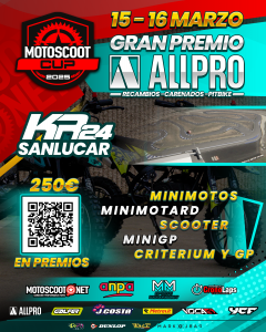 Motoscoot Cup 2025 Powered by Anpa Gran Premio Allpro KR24 sanlucar